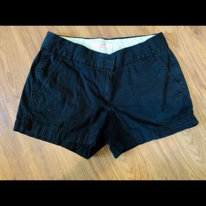 Black JCrew Chino Shorts